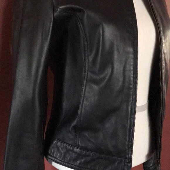 Nicole Miller New York Leather Jacket - Picture 3 of 11